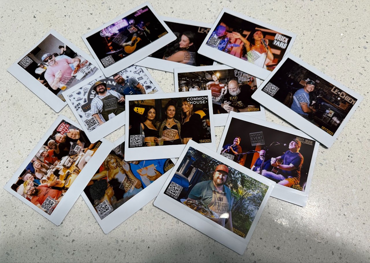 Instant Event Images Polaroid Photos